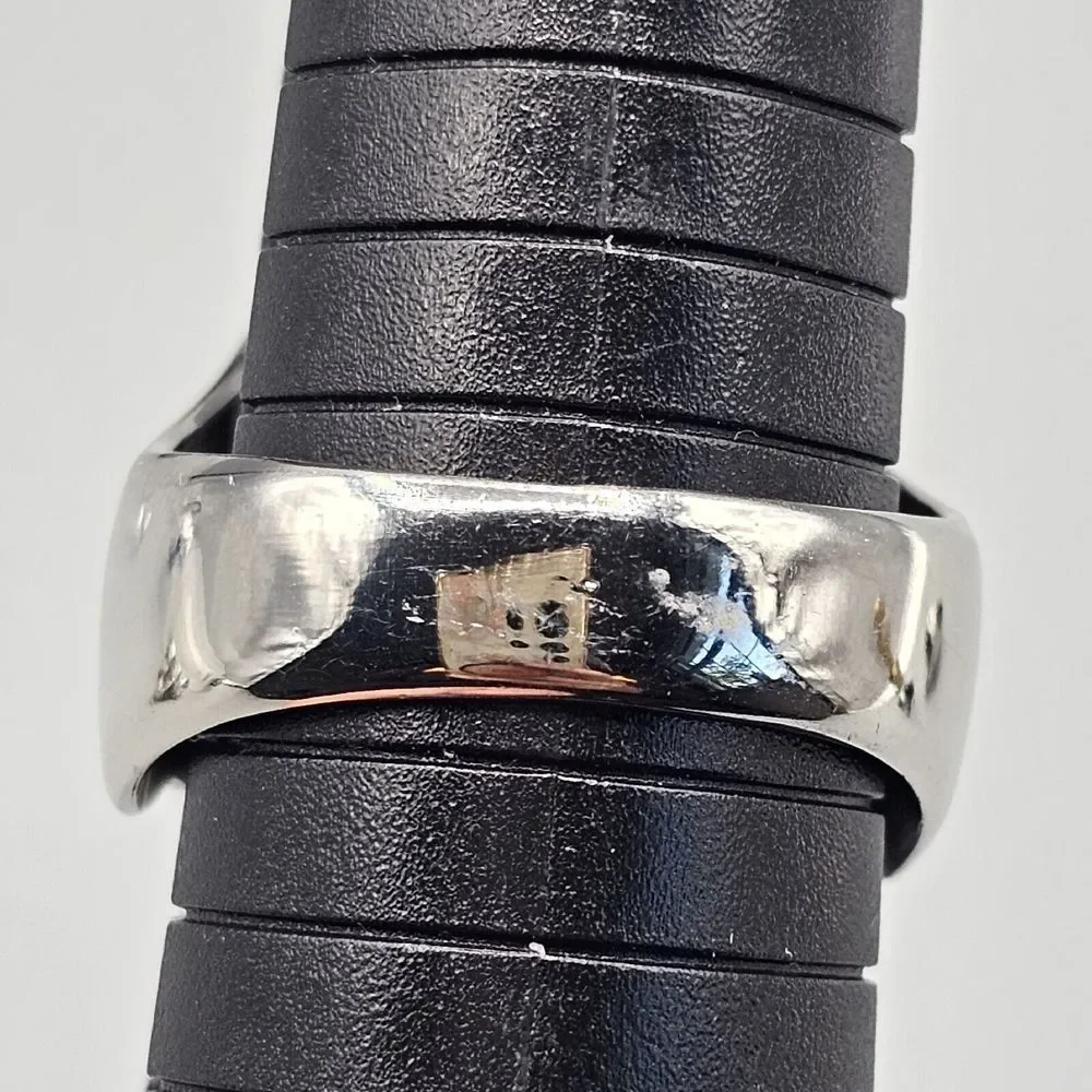 Mens Skull Biker Ring Stainless Steel Gothic Figural Metal Halloween 3D Size 10